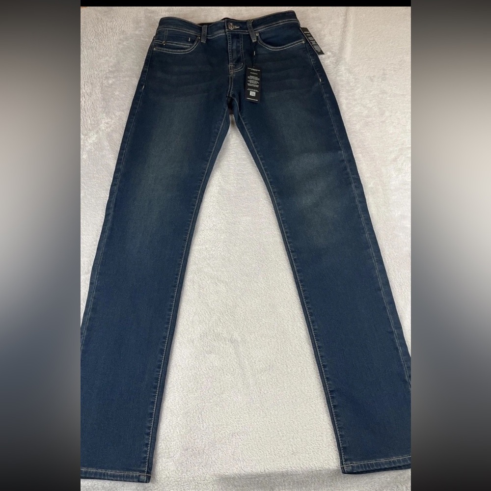 Liverpool Los Angeles mens blue denim Kingston Modern Straight jeans size 30x34